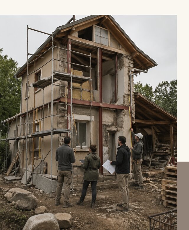 Реконструкция загородного дома под ключ в Белгороде от бюро