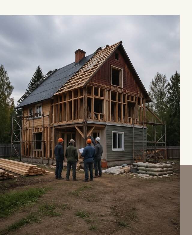 Реконструкция дачного дома в Белгороде под ключ с проектом
