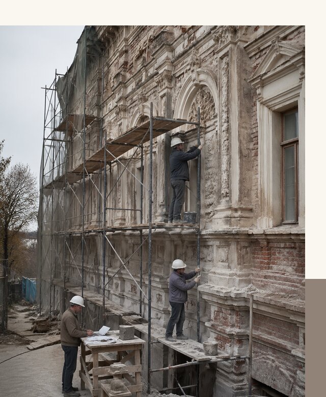 Реставрация объектов культурного наследия под ключ в Белгороде