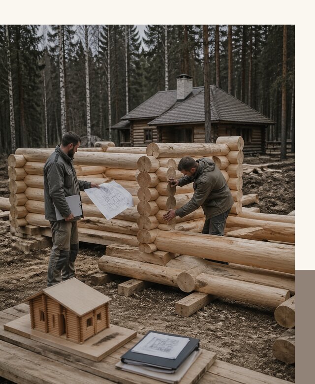 Проектирование и строительство домов из бревна в Белгороде